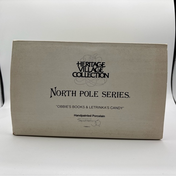 Department 56 1992 H.V.C. North Pole Obbie’s Books & Letrinka’s Candy 5624-3 - Picture 11 of 12